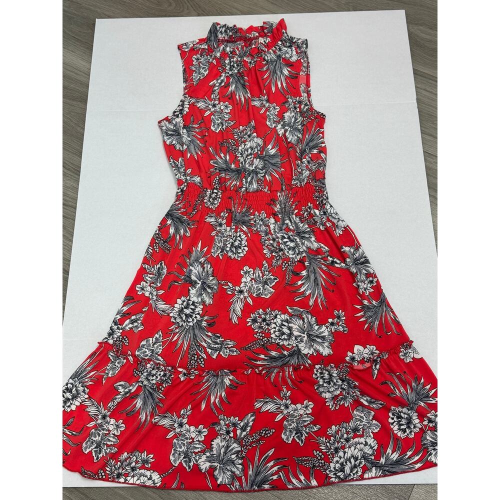 En Focus Studio Halter Hawaiian Tropical Dress Size 8